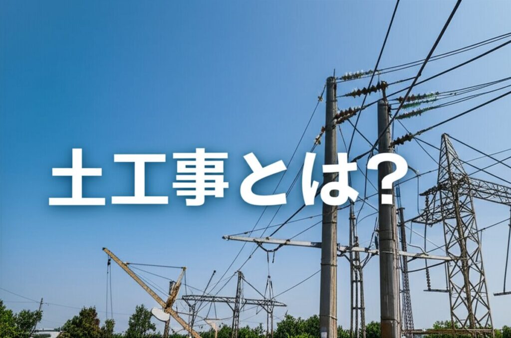 記事「土工事とは？」のアイキャッチ