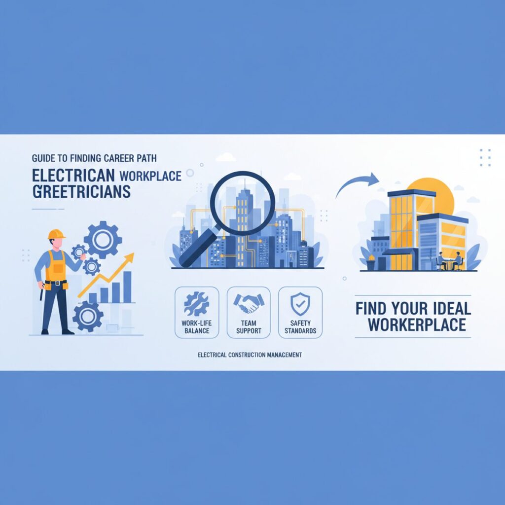 記事「電気工事士として働きやすい環境を探すためのガイド」のアイキャッチ