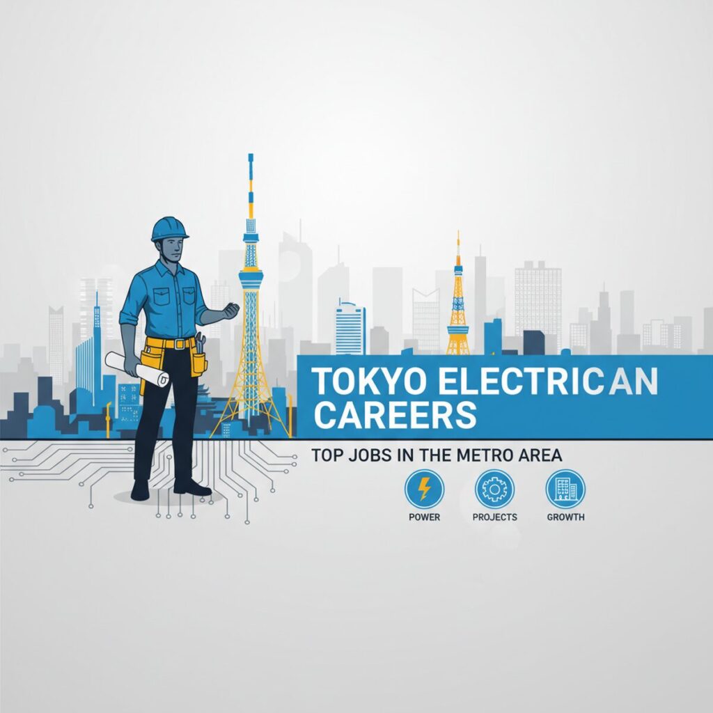 記事「電気工事士として東京で働こう！都内の優良求人をまとめて紹介！」のアイキャッチ